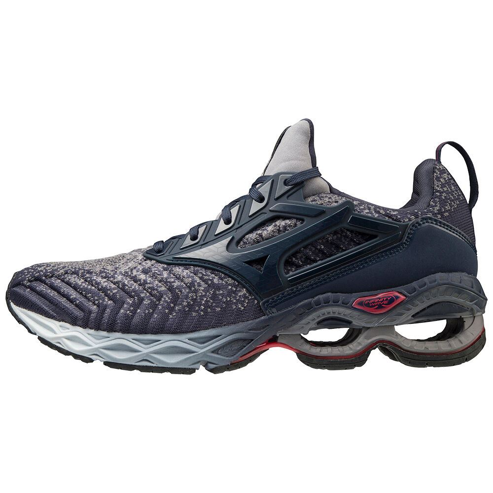 Scarpe Running Mizuno Wave Creation Waveknit 2 Uomo - Indaco/Indaco - 41389-WVHY